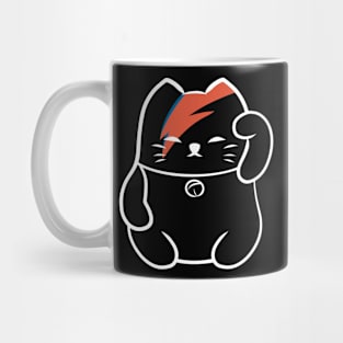 Lucky Cat pop art cute design line art Illustration Mug